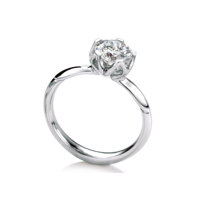 Bluebell Solitaire Round Brilliant Diamond Enagement Ring