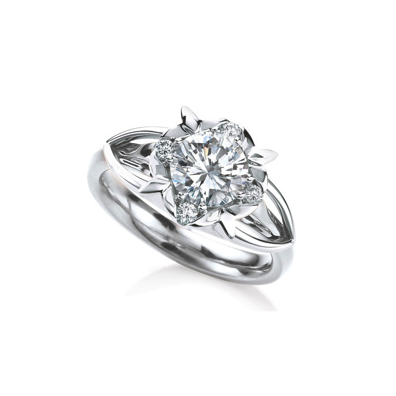 Primrose  Round Brilliant Diamond Engagement Ring