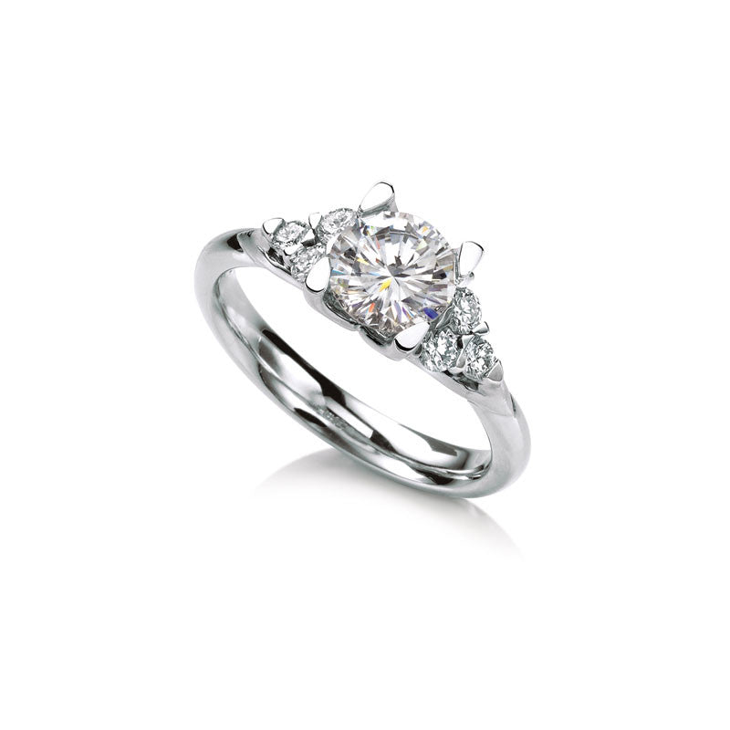 Meadowsweet  Round Brilliant Diamond Engagement Ring