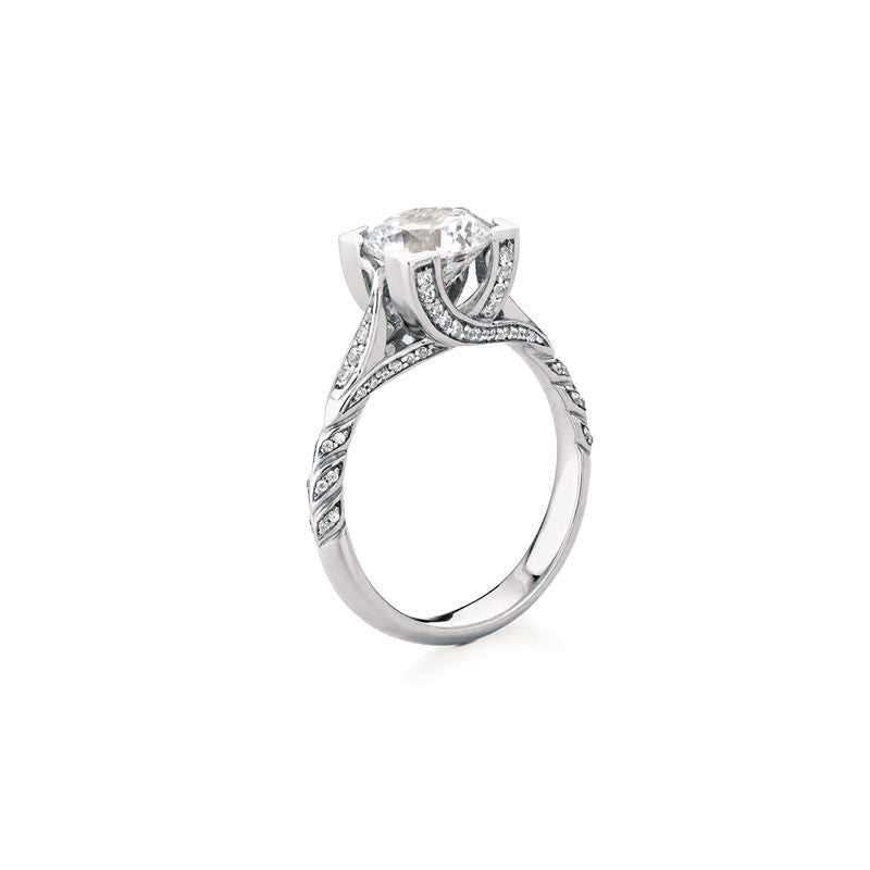 Maevona Harris Round Brilliant Diamond Engagement Ring