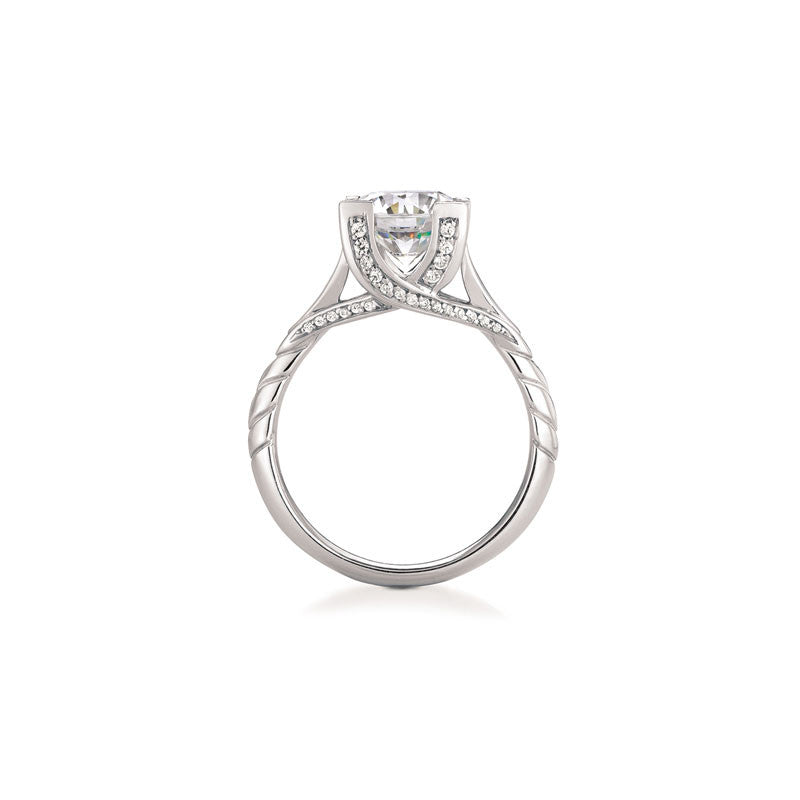 Maevona Harris Round Brilliant Diamond Engagement Ring
