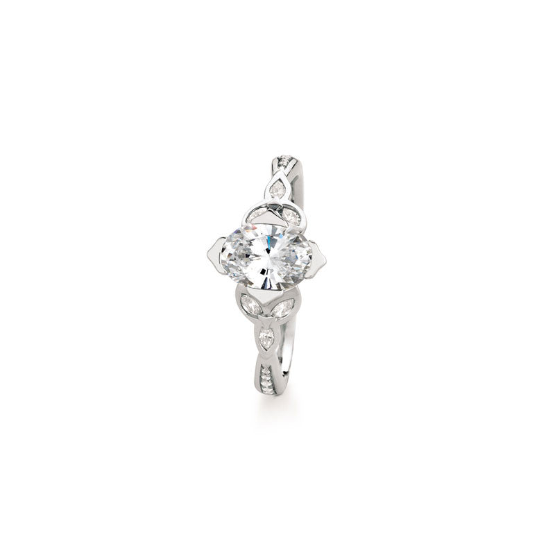 Maevona Ballantrae Marquise Brilliant Diamond Engagement Ring